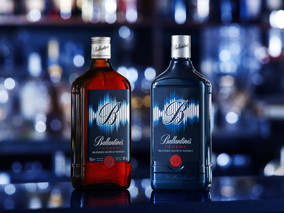 The new Ballantine's Finest packaging 